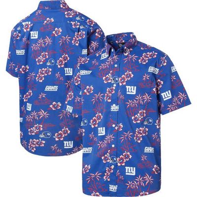 Men's Reyn Spooner Royal New York Giants Kekai Button-Up Shirt