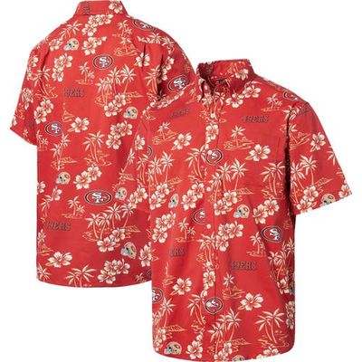 Men's Reyn Spooner Scarlet San Francisco 49ers Kekai Button-Up Shirt