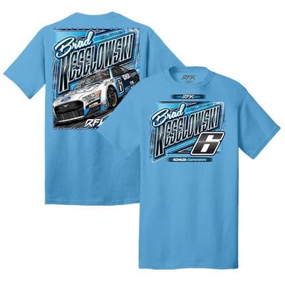 Men's RFK Racing Aqua Brad Keselowski Kohler Car 2-Spot T-Shirt