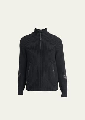 Men's Ribbed Turtleneck Sweater