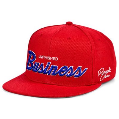 Men's Rings & Crwns Red/Royal Unfinished Business Snapback Hat