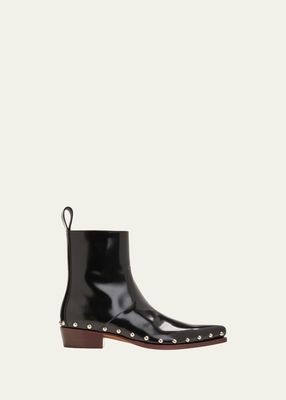 Men's Ripley Studded Leather Ankle Boots