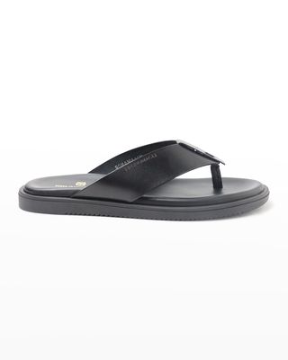 Men's Romania Leather Thong Sandals