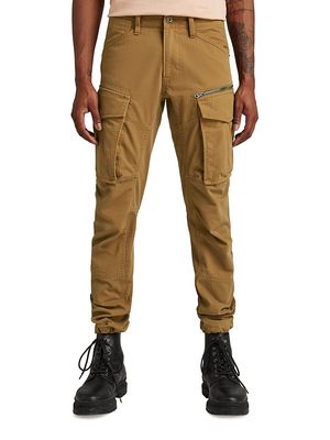 Men's Rovic Zip 3D Regular-Fit Tapered Cargo Pants - Oxide Ocre - Size 36