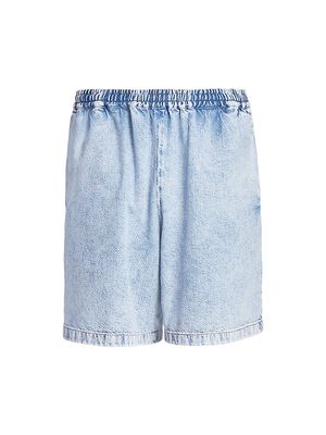 Men's Rudent Denim Shorts - Indigo Blue - Size 36 - Indigo Blue - Size 36