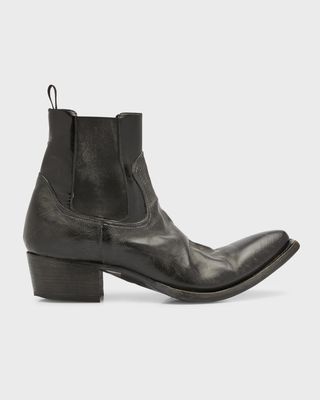 Men's Runaway Leather Ankle Boots