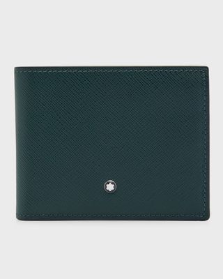 Men's Saffiano Leather Sartorial Bifold Wallet