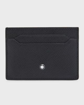Men's Saffiano Leather Sartorial Card Holder