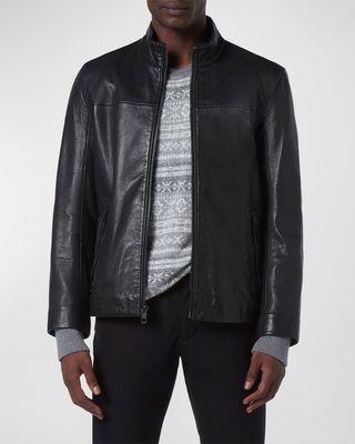 Men's Sallinger Leather Racer Jacket