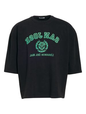 Men's San Jose T-Shirt - Solid Black - Size Small - Solid Black - Size Small