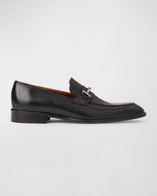 Men's Sante Double-Gore Leather Bit Loafers