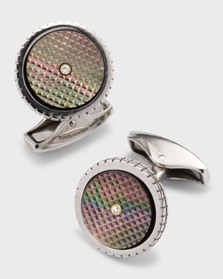 Men's Santorial Diamond Cufflinks