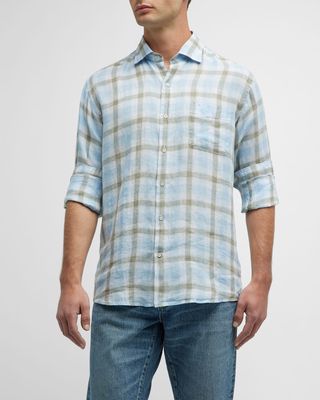 Men's Sea Oat Linen Sport Shirt