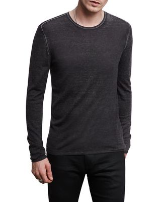 Men's Silk/Cashmere Crewneck Sweatshirt