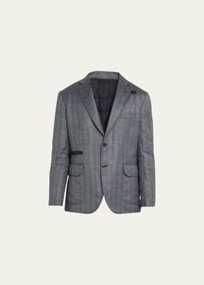 Men's Silk-Cashmere Soho Sport Coat