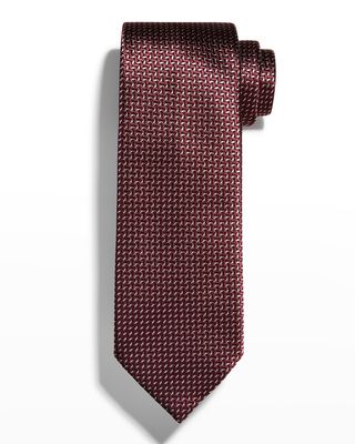 Men's Silk Jacquard Weave Tie