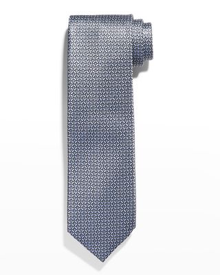 Men's Silk Micro Print Tie