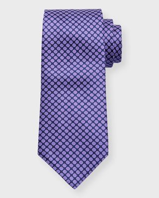 Men's Silk Multi-Circle Tie