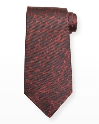 Men's Silk Watercolor Tie