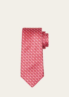 Men's Silk Woven Jacquard Tie