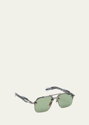 Men's Silverton Titanium Aviator Sunglasses