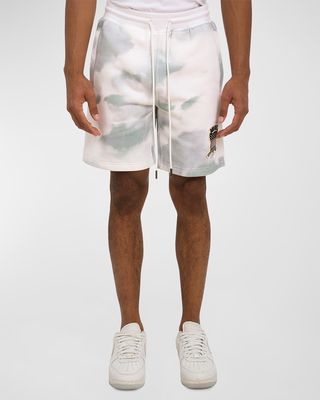Men's Sky Camo Fleece Shorts