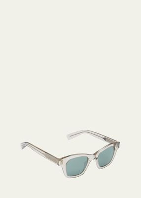 Men's SL 592 Acetate Square Sunglasses