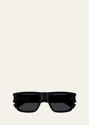 Men's SL 659 Acetate Rectangle Sunglasses