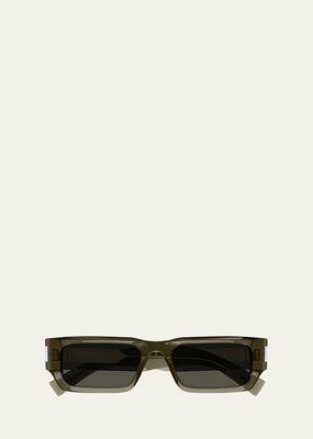 Men's SL 660 Acetate Rectangle Sunglasses