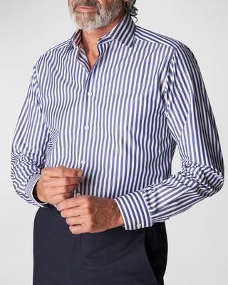 Men's Slim Fit Bold Stripe Shirt