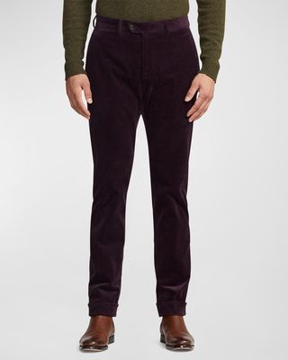 Men's Slim-Fit Corduroy Pants