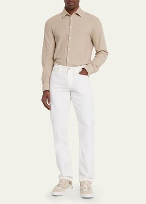 Men's Slim-Fit Cotton Piqué Sport Shirt