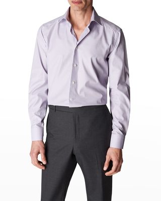 Men's Slim Fit Cotton-Stretch Dress Shirt