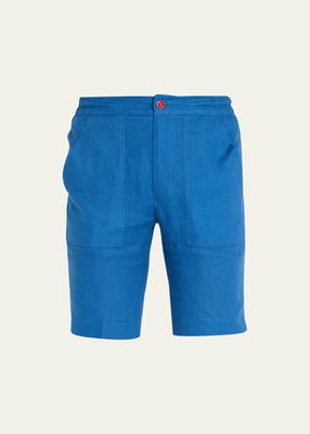 Men's Slim Linen Shorts