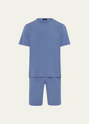 Men's Smart Sleep Short Pajama Set