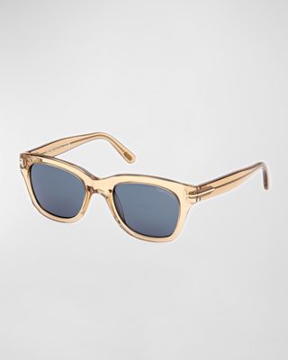 Men's Snowdon Acetate Square Sunglasses