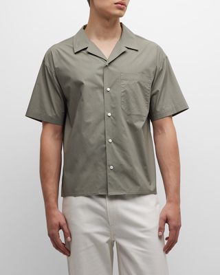 Men's Soft Cotton Camp Shirt