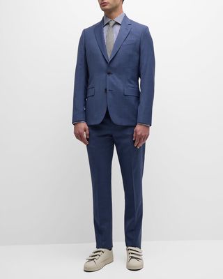 Men's Soho Fit Micro-Houndstooth Suit