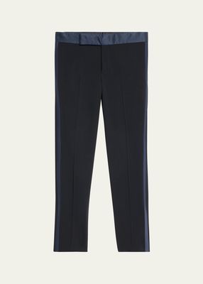 Men's Soho Satin-Trim Tuxedo Trousers