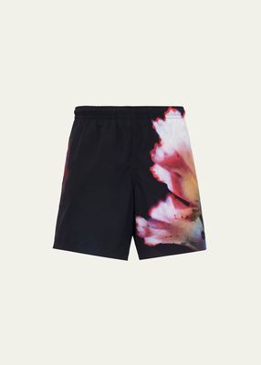 Men's Solarized Flower Swim Shorts