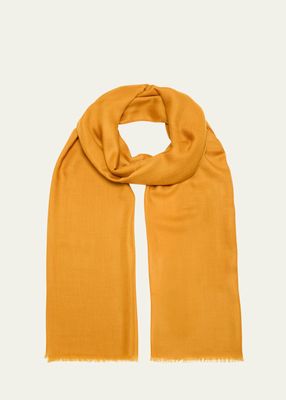 Men's Solid Cashmere Scarf