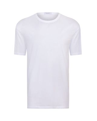 Men's Solid Cotton Crewneck T-Shirt