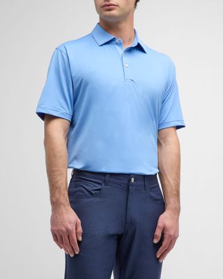 Men's Solid Performance Jersey Polo Shirt