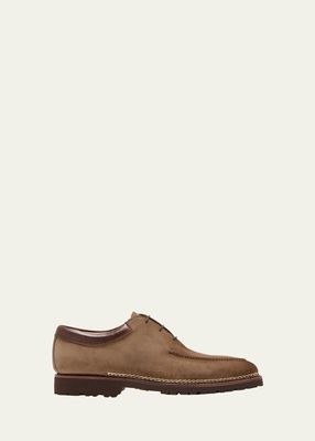 Men's Sontuoso Suede Lug Sole Oxfords