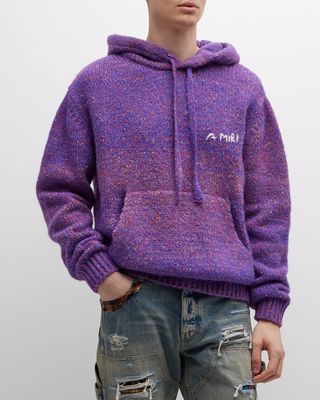 Men's Space-Dyed Knit Hoodie