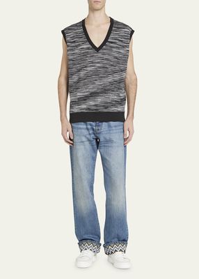 Men's Space-Dyed Sweater Vest