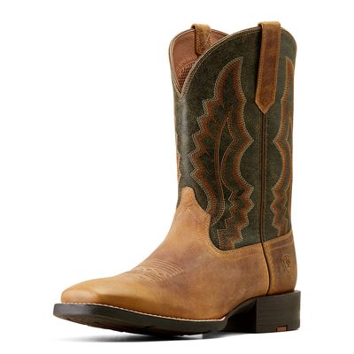Men's Sport Riggin Western Boots in Sassy Brown, Size: 8.5 D / Medium by Ariat