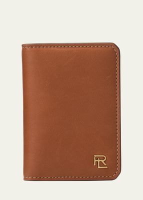Men's Stacked RL Leather Bifold Wallet