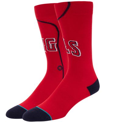 Men's Stance Los Angeles Angels Alternate Jersey Crew Socks