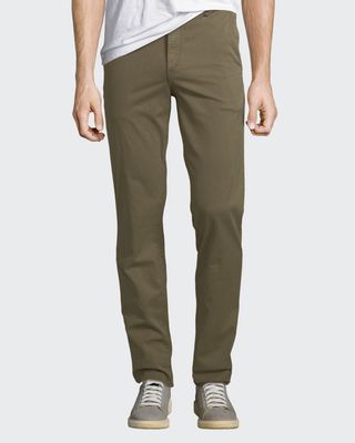 Men's Standard Issue Fit 2 Mid-Rise Relaxed Slim-Fit Chino Pants, Green Army